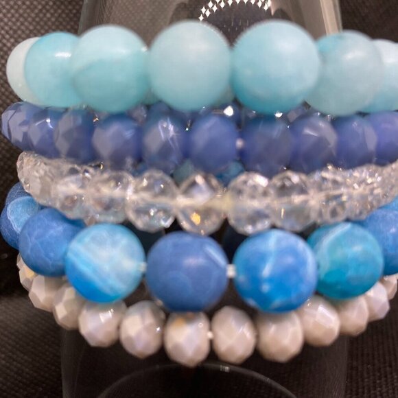 Stacking Bracelets - set of 5 - Picture 3 of 3